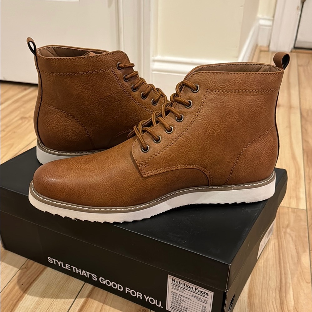 Men's Brown Leather Boots
